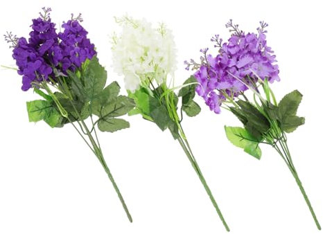 DECHOUS Künstliche Blume Simulation Blume Wohnkultur Für Hochzeit Tisch Hotel Büro 3 Stücke Anordnung