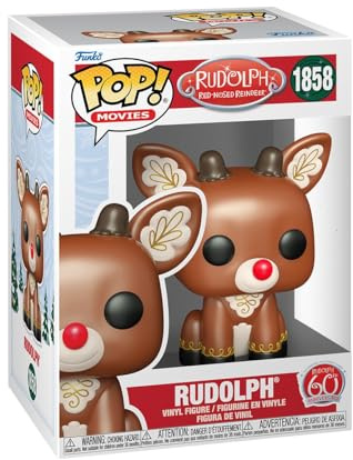 Funko POP! Movies: Rudolph - Rudolph Sitting - Rudolph The Red-Nosed Reindeer - Collectable Vinyl Figure - Gift Idea - Official Merchandise - for Kids & Adults - Movies Fans