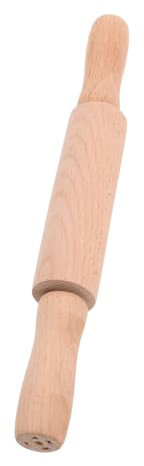 Rullo da Pasticceria Mini in Legno 23cm per Bambini, Beige