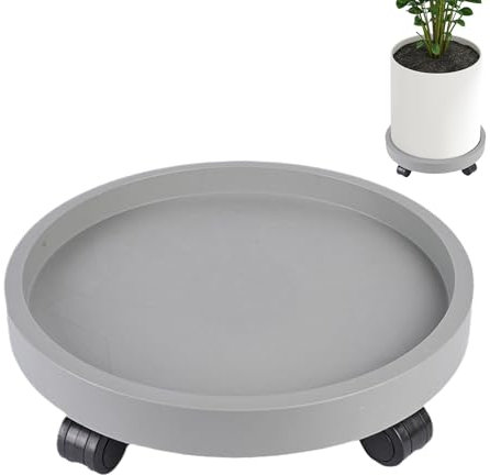 Soporte Para Plantas Con Ruedas,Carritos Móviles Resistentes Para Macetas - Bandejas De Transporte Con Capacidad De Peso, Accesorios De Jardín Para Ahorrar Espacio Y Ayuda Para Personas Mayores