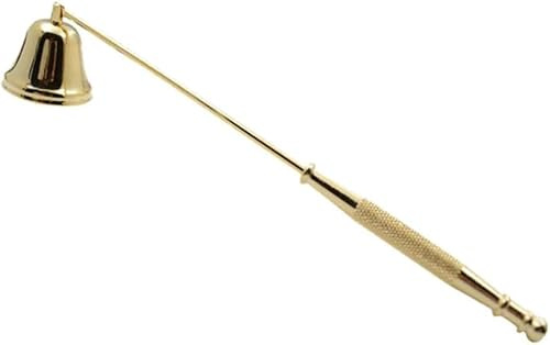 Gold Metal Candle Snuffer Wick Snuffer with Long Handle Candlesnuffers Candle Sleeves Candlesnuffer Accessories