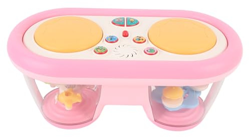 Generic Tambour à Clap de Musique Léger, Tambour à Clap éducatif Multifonctionnel, Jouet Musical, Interactif, Exquis pour Les Enfants (Pink)