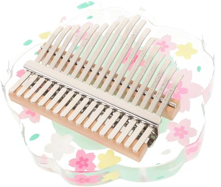 MAGICLULU Kalimba Kleiner Daumenklavier mit 17 Tasten Ergonomisches Design Leichtes Tragbares Daumenklavier für Anfänger und Kinder Musikalisches Geschenk