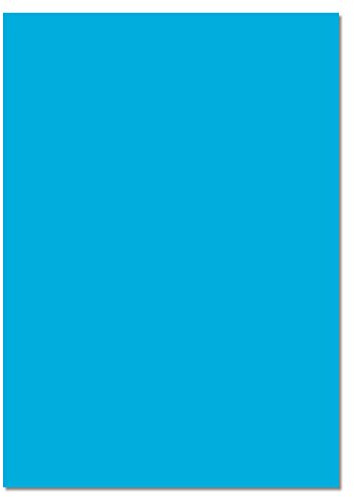 Tonkarton 220g/m², 50x70cm, 25 Bogen, pazifik blau