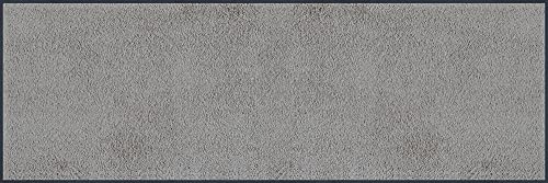 Wash+Dry Fußmatte, cool Grey 60x180 cm, innen und außen, waschbar, grau