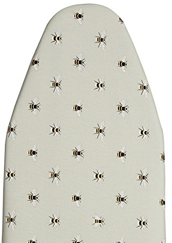 Sophie Allport - Bees Ironing Board Cover, Thick Durable 6mm Padded Foam, Drawstring, Fits up to 125cm x 46 cm