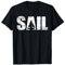 Retro Segeln T-Shirt im Distressed Look | Segler Geschenk T-Shirt