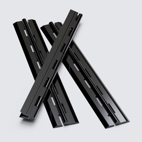 3 x Acrylic Hinge 300mm Black, Continous Acrylic Piano Hinges,