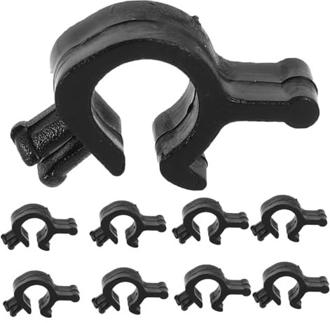 BUGUUYO 10stücke Kabelclip Für Helmlampen Bauhelm Licht Kabel Halter Helm Zubehör Für Schutzhelm Kabelbefestigung Für Taschenlampen Am Helm