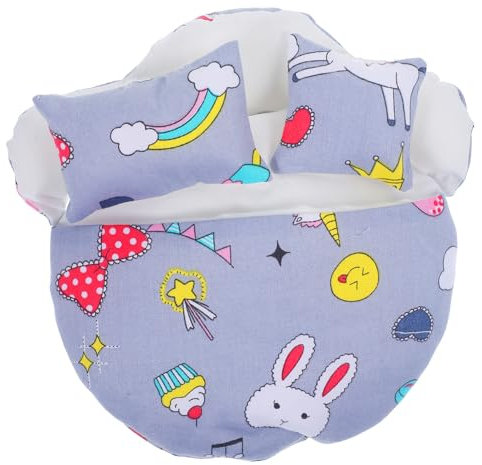 GLSTOY Puppenschlafsack Kleiner Zarter Puppenschlafsack Wiederverwendbarer Hübscher Zur Dekoration Aus Polyestermaterialien Kompaktes Puppenzubehör