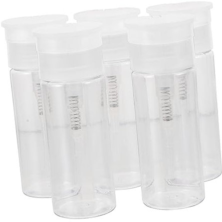 FOYTOKI 5stücke Pumpflasche Für Nagellackentferner Leere Reiseflaschen Mit Pressspender Aus Hochwertigem Weite Öffnung Für Einfaches Befüllen Und Reinigen