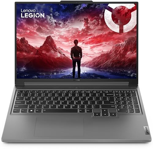 Lenovo Legion Slim 5 16ARP9-16 tum WQXGA 165Hz Gaming Laptop (AMD Ryzen 7 7435HS, 16 GB RAM, 512 GB SSD, NVIDIA RTX 4060 8GB, Windows 11 Home) azerty bakgrundsbelyst tangentbord - grått