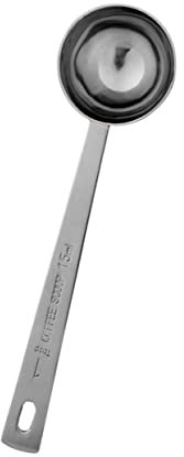 Alipis 2pcs Stainless Steel Coffee Spoons Measuring Scoop for Protein Coffee Powder Long Handled Spoon for Spices and Tea Scooping