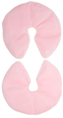 Wiederverwendbare Gelkühlkissen für Stillende Mütter, 1 Paar Rosa | Kalt und Wärmeanwendung, zur Brustpflege bei Beschwerde, aus Gel, Pvc und Stoff