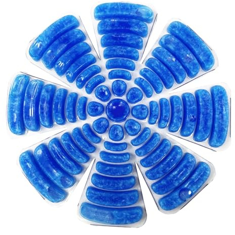 Pack de glace pour casque de chantier Refroidisseur de casque vélo | Pack refroidissant pour casque Pour coureurs, cyclistes, athlètes, sportifs, voyageurs, randonnée, trajets, plage, camping,