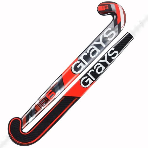 GRAYS Stick Hockey JB6 Jumbow Naranja/Cromo Palo Hockey Hierba (36.5)