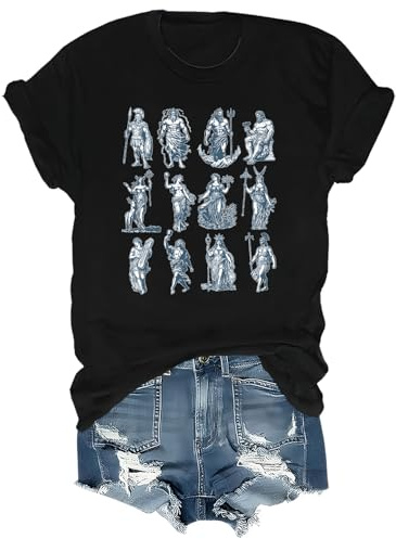 Klassisk olympiska gudar tröja grekisk mytologi t-shirt unisex