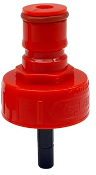 1 pz. Attrezzatura for macchina for birra artigianale Connettore for tappo carbonizzato in plastica Connettore for riempimento birra in fermentazione fatta in casa KL10788(Red)
