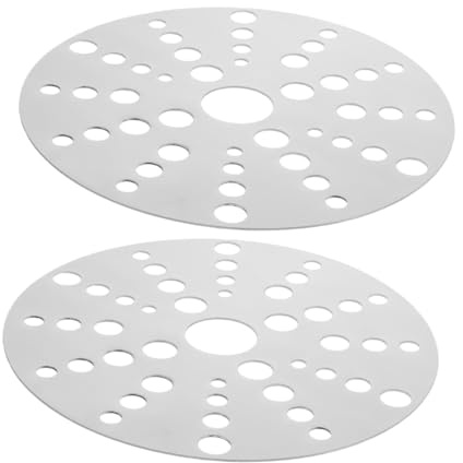 TOYANDONA 2 Piezas Adaptador de Placa Inducción Acero Inoxidable Difusor Calor para Cocina Gas y Vitrocerámica Accesorio Cocina Resistente y Seguro