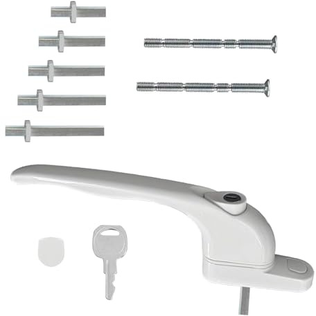 Lyntrioris Universal Multi-Spindle uPVC Window Handle – Sturdy and Reliable Replacement for Easy Installation on uPVC Windows