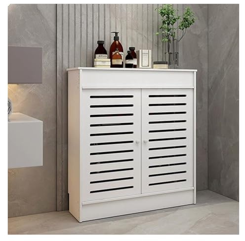 Copri Termosifoni in Legno con Design Cornice Frontale Copertura Radiatore Elevata Capacità Carico Copricalorifero Balcone Dell'ufficio(70x80x15cm/27.56x31.5x5.91in)