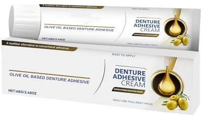 Gel adhesivo para dentaduras postizas, pegamento dental extra fuerte termoplástico, mejora la comodidad de las dentaduras postizas, 68 g