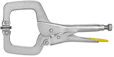 STANLEY 0-84-816 MaxSteel Pince Etau avec C-Clamp, Argent, 185 mm