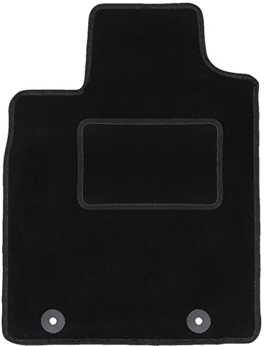 Wielganizator Automatte – Passend für Dacia Sandero I Fließheck, Stepway 2008-2013 – Velours – Autozubehör - Auto Fußmatten – Fußmatte Auto – 1-teilig - schwarz