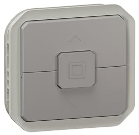 LEGRAND, Plexo New Insert Interrupteur de volet roulant avec verrouillage électrique et mécanique, 6 A, 250 V, 500 W, gris, 069538L