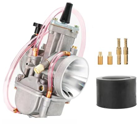 Viviance Carburatore Moto compatibile con PWK 21-34MM 2T 4T Carburatore Moto Con Power Jet compatibile con Yamaha Koso ATV Quad UTV - 21MM