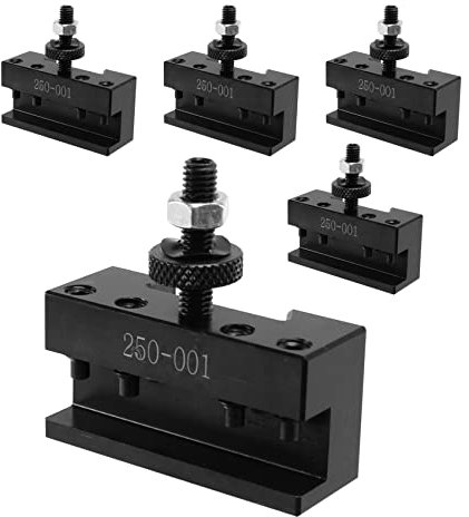 Tassety Lot de 5 supports à changement pour outils de tournage et de tournage 250-001CNC