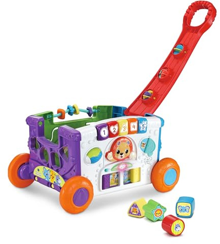 VTech Baby Mein erster Bollerwagen – Schieb- und Ziehwagen mit Musik