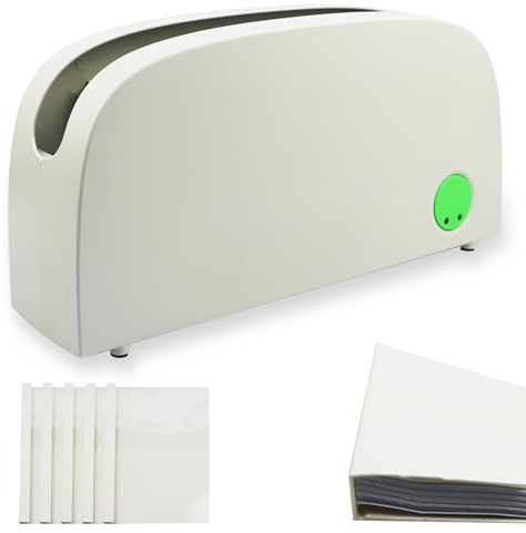 Thermal Book Binding Machine, Electric Heat Binding Device with 5PCS Binding Covers, Eletric Binding Machine with Cooling Rack for Business Document Office School Booklet Book Repairing