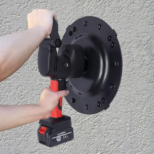 Paleta eléctrica de hormigón, 1680 W, máquina pulidora de alisado con 6 velocidades variables, lijadora multifunción de 200 RPM para paredes