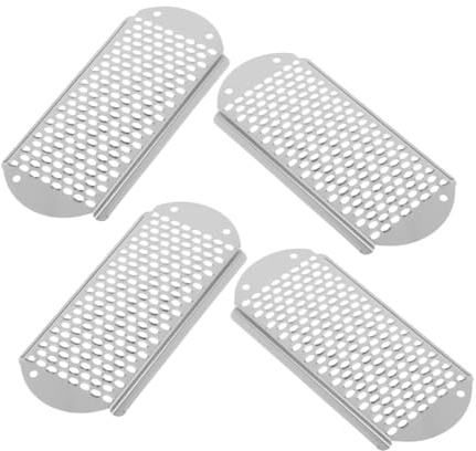ZUNOXAZ 4pezzi Piedi in Acciaio Inossidabile Strumento di Rimozione Calli Professionale Raspa per Piedi Rimuovi Morta e Calli Ergonomica Riutilizzabile per Pedicure