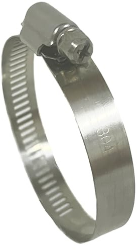 EzySup Large Hose Clamps 141-165mm,Pipe Clips,304 Stainless Steel,6 Pieces