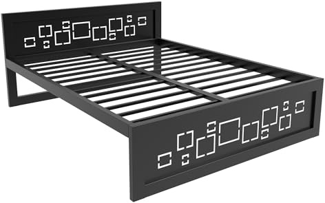 MetaloPro Metallbett Ryka Perfor Muster 12 180x200 cm – Extreme Stabilität | Hochwertiges Metall, ideal für Schlafzimmer und Gästezimmer, einfach aufzubauen, besonders design und durchweg quietschfrei