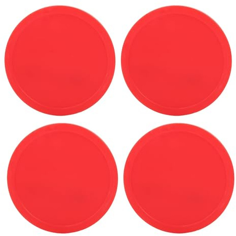 Vistreck 4 St Air Hockey Puckar Ersättningsset för Barn & Vuxna - Plastpuckar för Spelrum, S/M/L Storlekar Tillgängliga