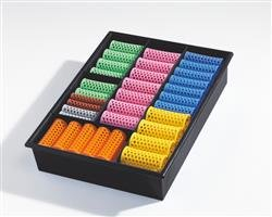 Efalock Original-Griffig-Haarwickler Sortimentskasten - Kasten Schwarz Mit 60 Wicklern