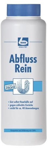 Dr. Becher Abfluss Rein 1kg geeignet für Abflüsse in Bad und Küche (3er Pack)