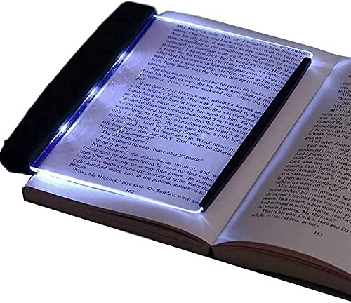 Lampe de Lecture LED veilleuse Wedge Book Eye Care Portable Signet Light Bright Book Board pour la Lecture au lit, Voiture