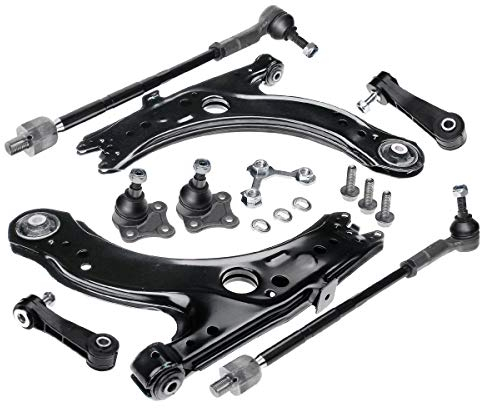 Frankberg 8-TLG Bras de suspension Kit Avant Compatibles avec A3 8L1 1996-2003 Leon 1M1 1999-2006 Toledo II 1M2 1998-2004 Octavia I 1U2 1996-2010 Golf IV 1J1 1997-2005