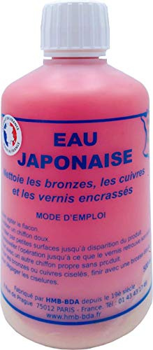 Agua japonesa HMB-BDA – Limpiador de bronceos, cobre y barniz sobre madera – Agua maravillosa