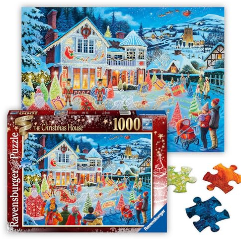 Ravensburger Christmas House Special Edition 1000 Teile Puzzle für Erwachsene und Kinder ab 12 Jahren