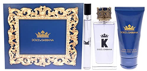 Dolce & Gabbana K 100ml Eau de Toilette + 50ml After Shave Balm + 10ml Eau de Toilette