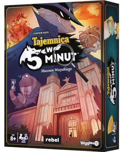 Rebel | Geheimnis in 5 Minuten | Brettspiel | Familie | Deduktiv | Alter 8+ | 1-6 Spieler | Spielzeit ca. 5 Min.