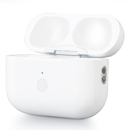 Kabellose Ladecase Kompatibel mit AirPods Pro 1. & 2. Generation, Ladecase Ersatz mit USB-C Port, Nur Case