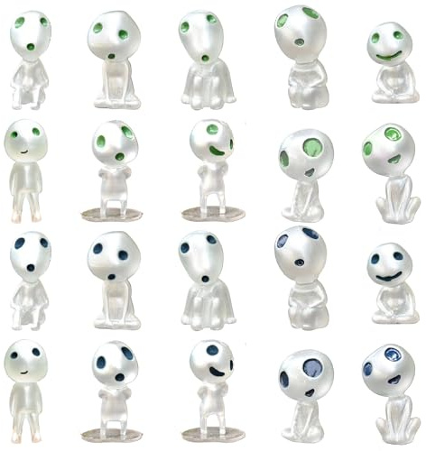 Mini Alien Figuren 20pcs Alien Figur leuchten im dunklen winzigen fremdenspielzeug 10 Styles Harz außerirdischen fördern preisgeschenkten für Kinder.