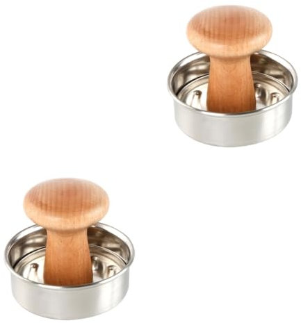 Toddmomy Kreisschablone 2St Teigpressform Rindfleisch-Burgerpresse Burgerpresse Grillen alt Sandwichmaker Multifunktions-Burgerpresse Metall Umformmaschine vegetarische Diät Fleischpastete