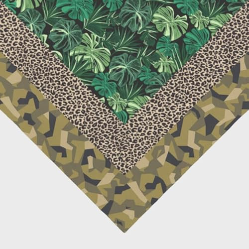 FANTASIA FILZ Nadelfilz selbstklebend dehnbar 2,0 mm Klebefilz - Meterware - Klebefilz Filzstoff (Dschungel, 1m x 1,50m)